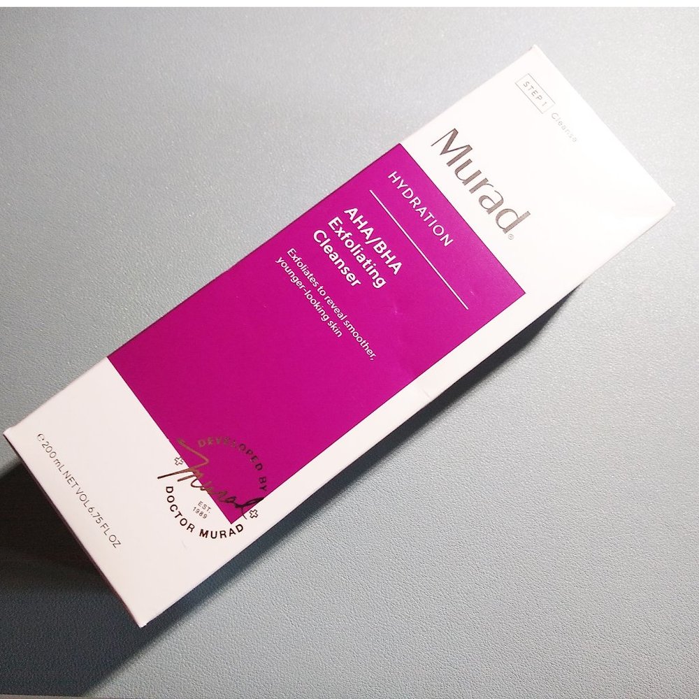 *NEW IN THE BOX*MURAD AHA/BHA Exfoliating Cleanser